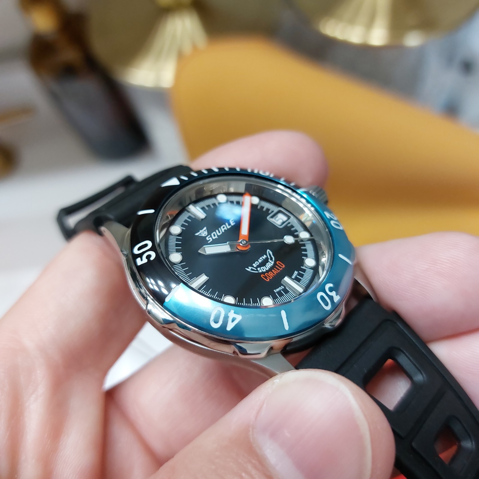 Squale Corallo NOS 2008 Black Dial Automatic Watch. Number 9/100