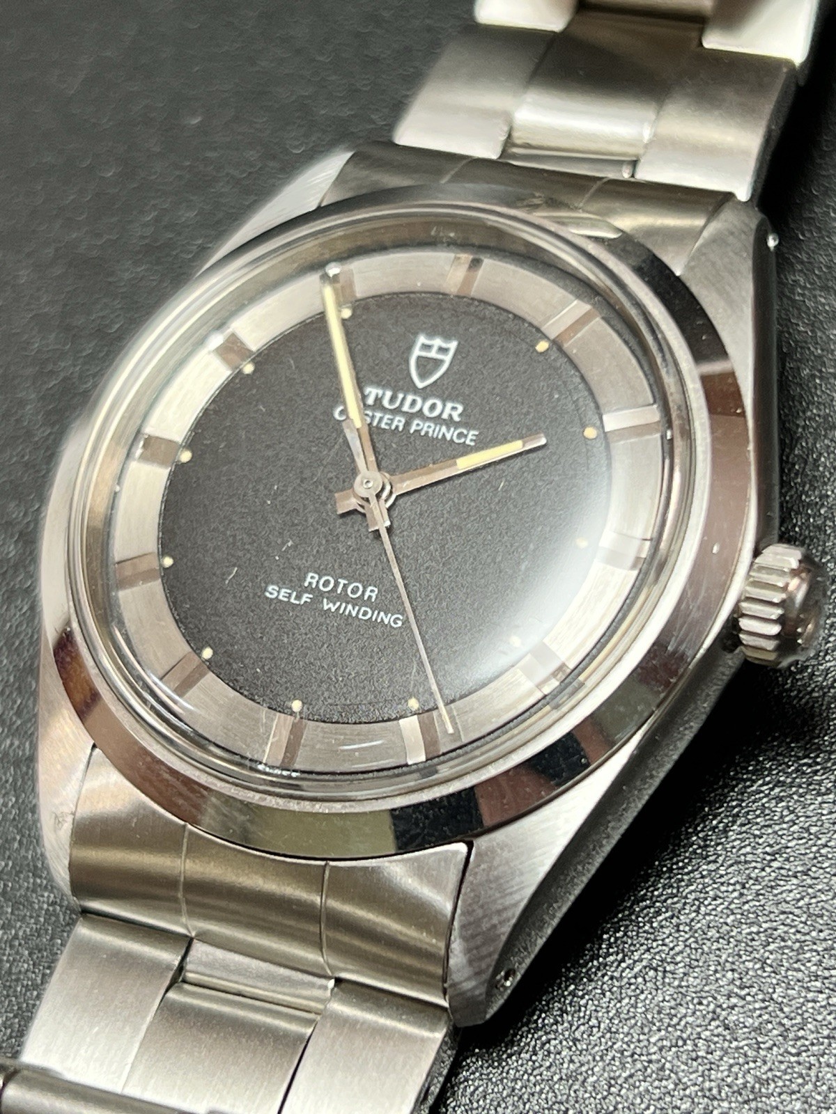 Tudor Oyster Prince watch ref. 9020/0 Transitional Tuxedo Dial – 1970s