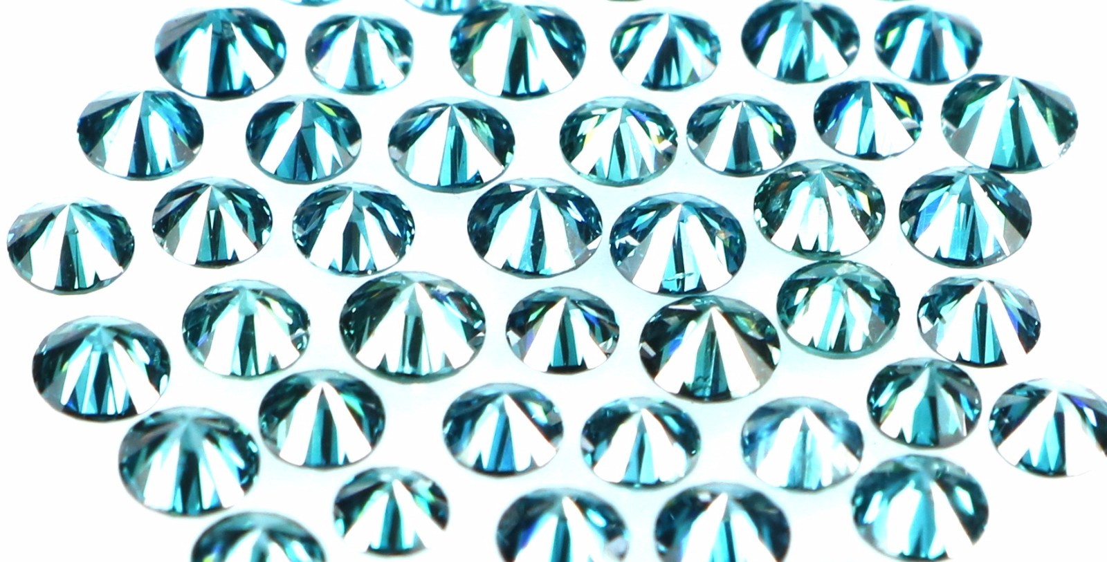 Natural Loose Diamond Round Blue Color SI1 VS1 2.50 to 2.70 MM 5 Pcs Lot K18