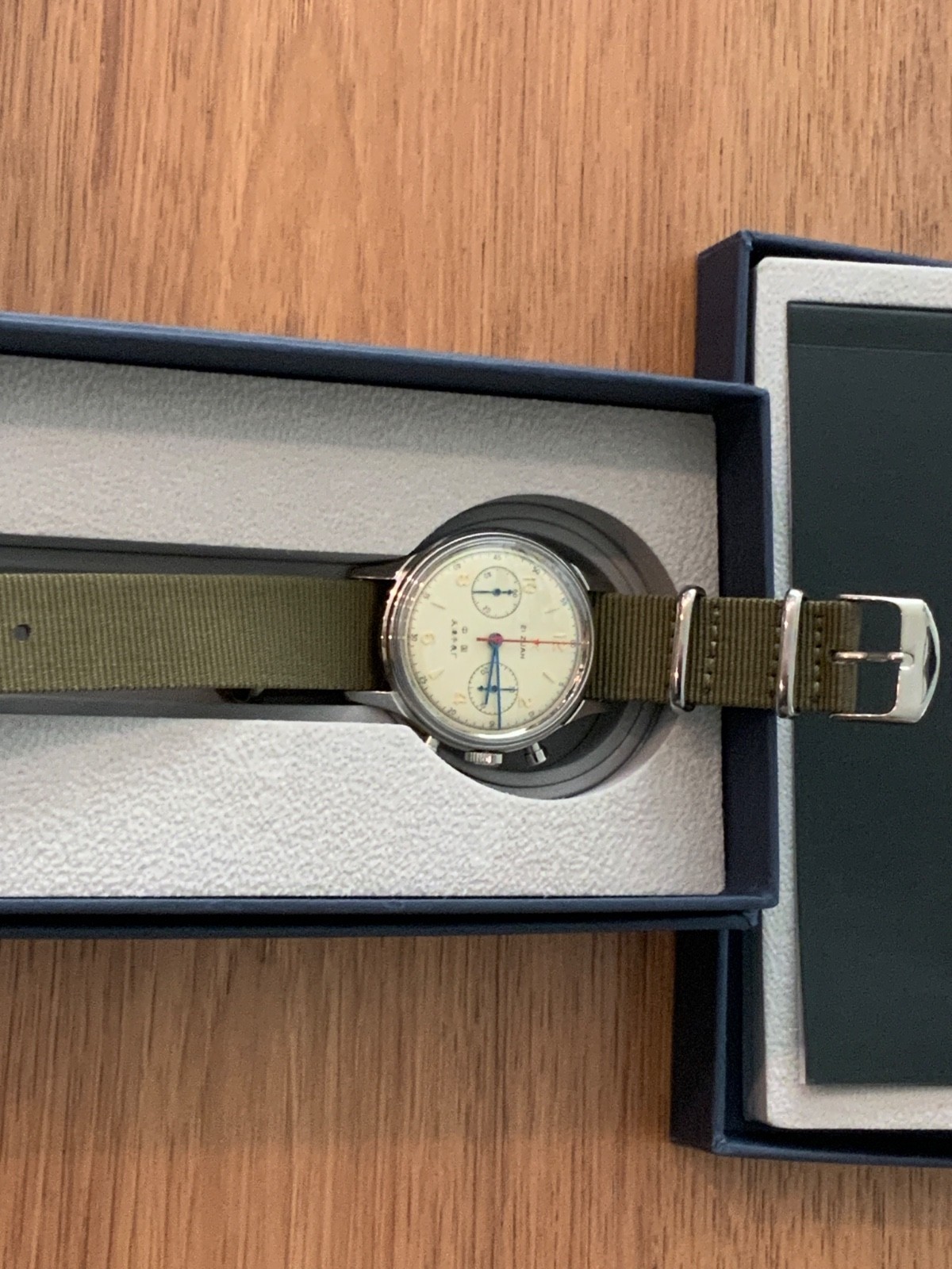 Seagull 1963 ST1901 38mm Acrylic Manual Wind Pilot’s Chronograph Watch US Seller
