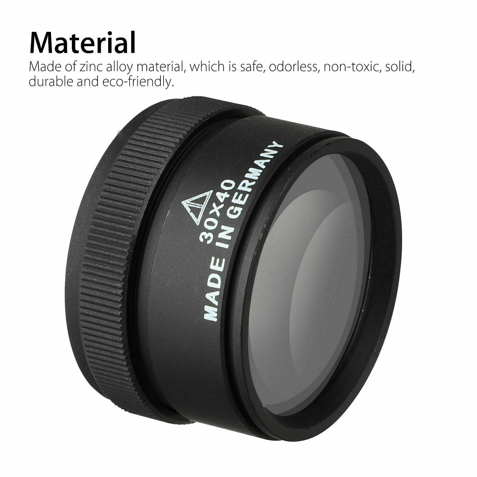 2Pcs 40X30 Magnifying Loupe Jewelry Eye Glass Magnifier Jewelers Loop Pocket #US