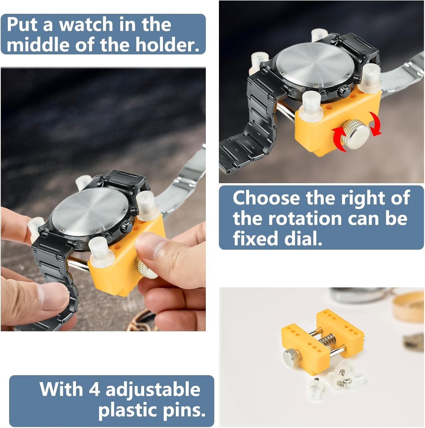 Watch Repair Kit Professional Tool Battery Replace Back Case Opener Remover Set