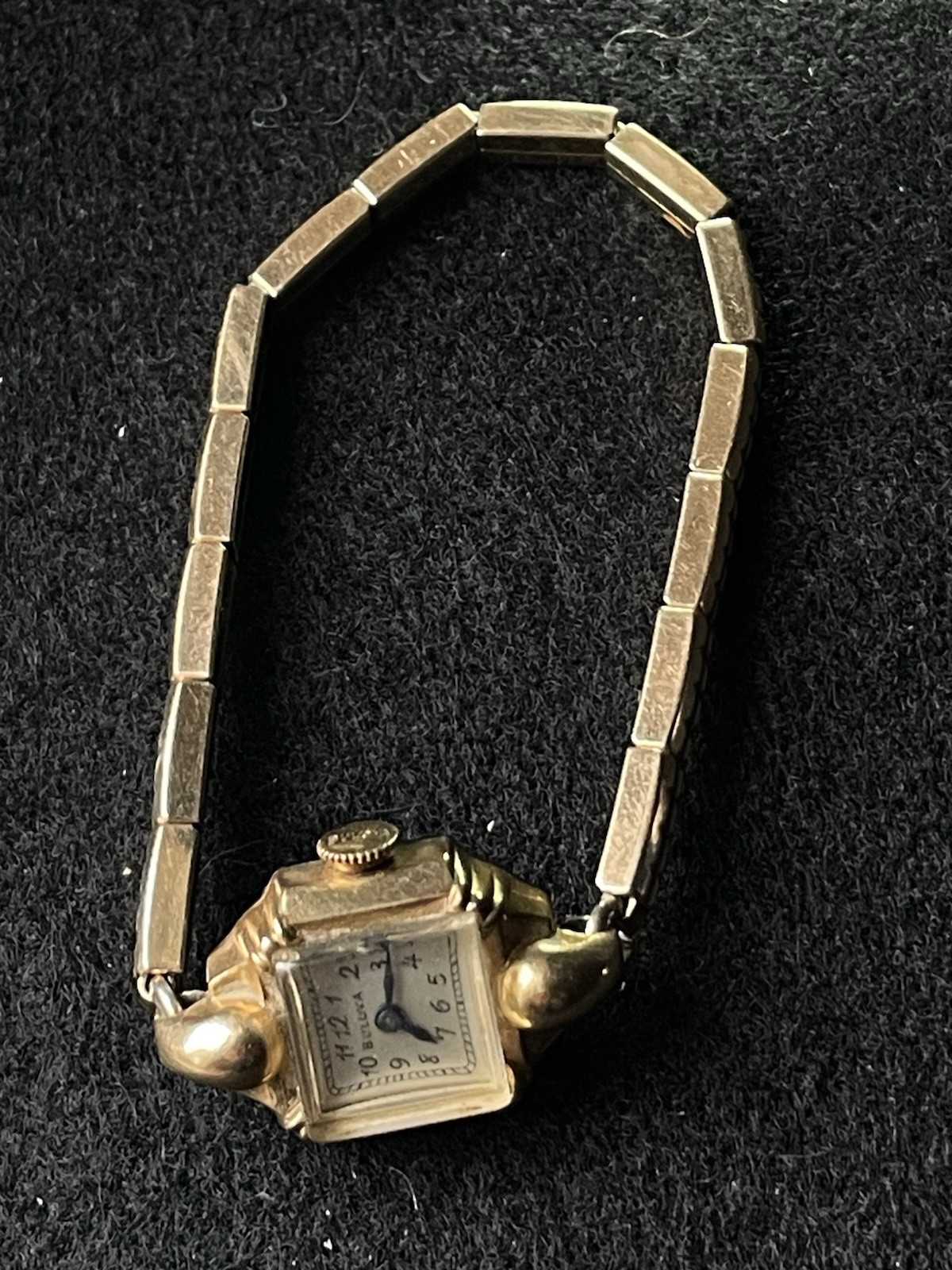 1947 Bulova Ladies Watch 21 Jewels 10K Gold Filled 12K GF Band Repair