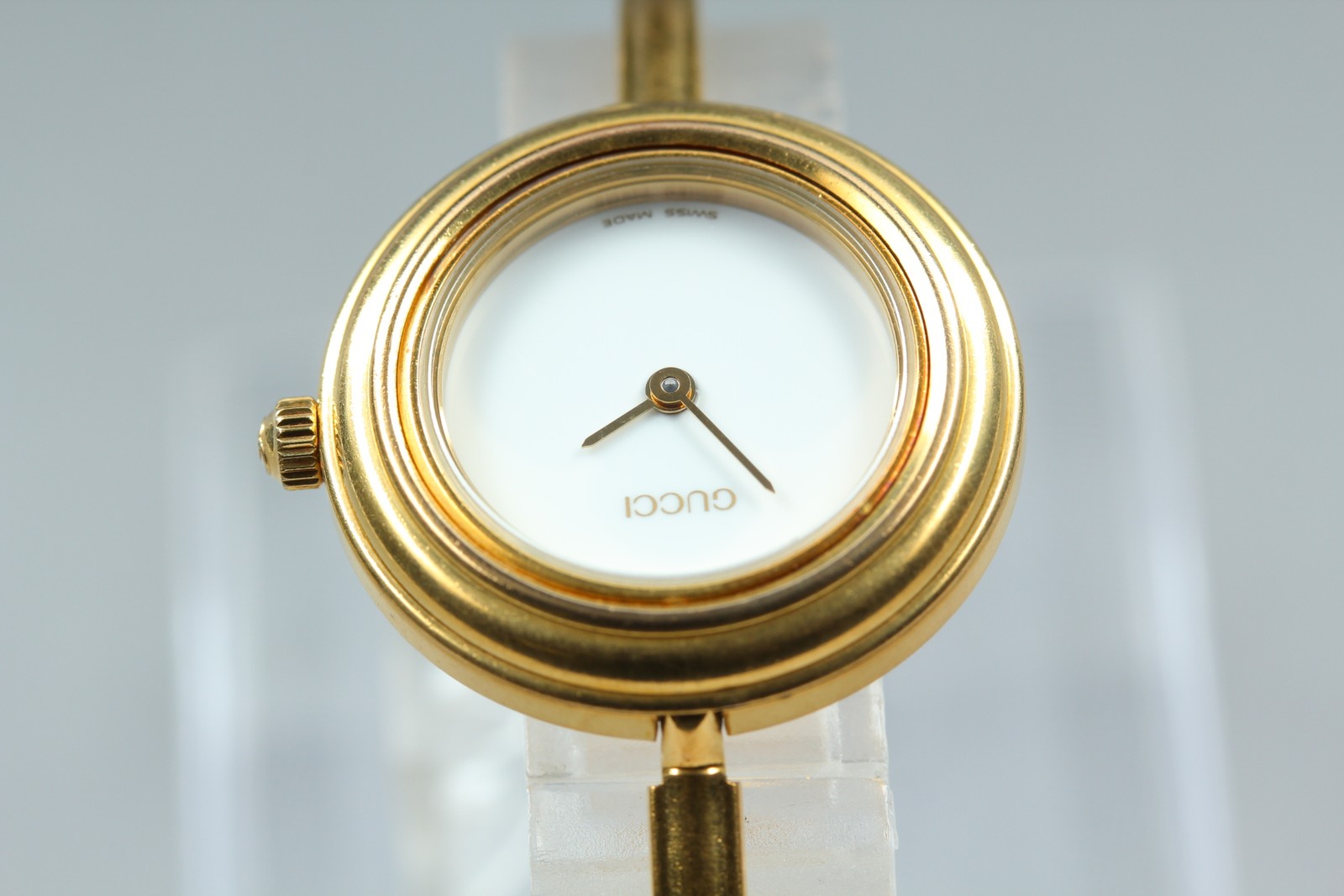 Full Set Vintage GUCCI Change Bezel 11/12.2 6 Colors Women’s Watch Working JAPAN