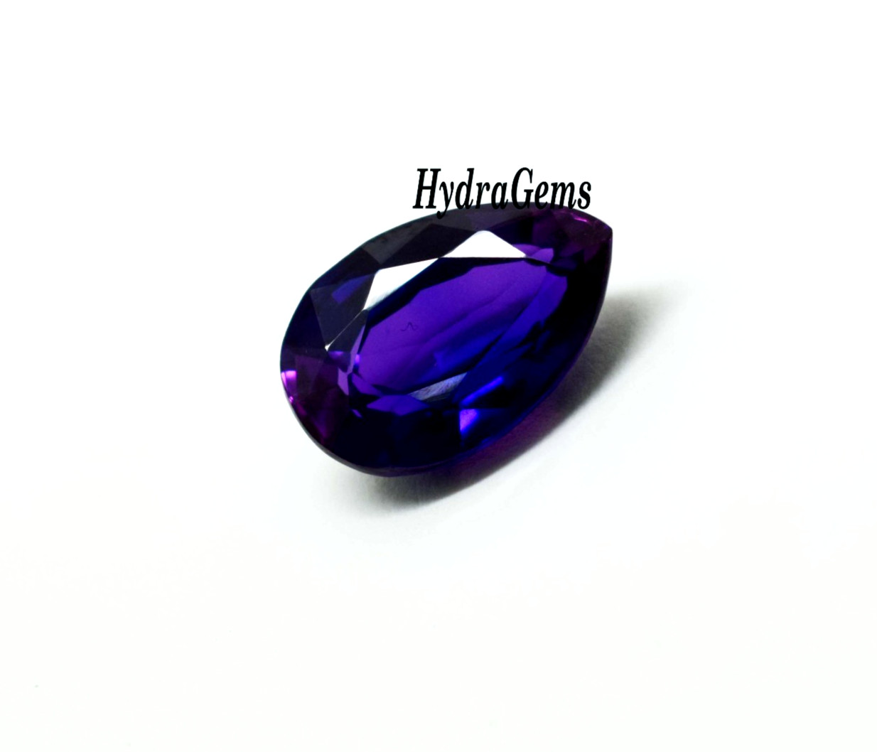 Madagascar Bi Color Sapphire Blue Violet 9.50 Ct Pear Cut Natural Loose Gemstone