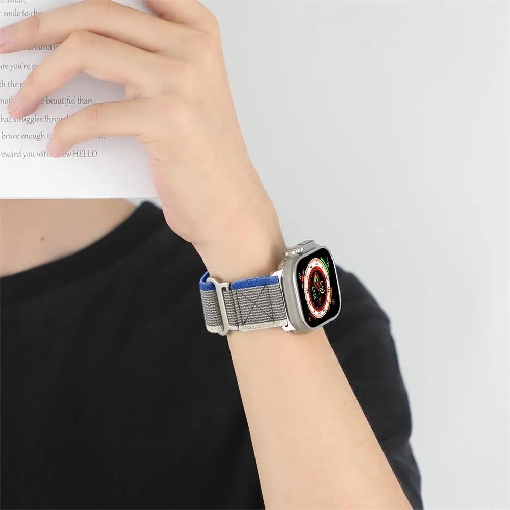Nylon Strap Band For Apple Watch iWatch Series 10 9 8 7 6 SE Ultra 2 38mm-49mm