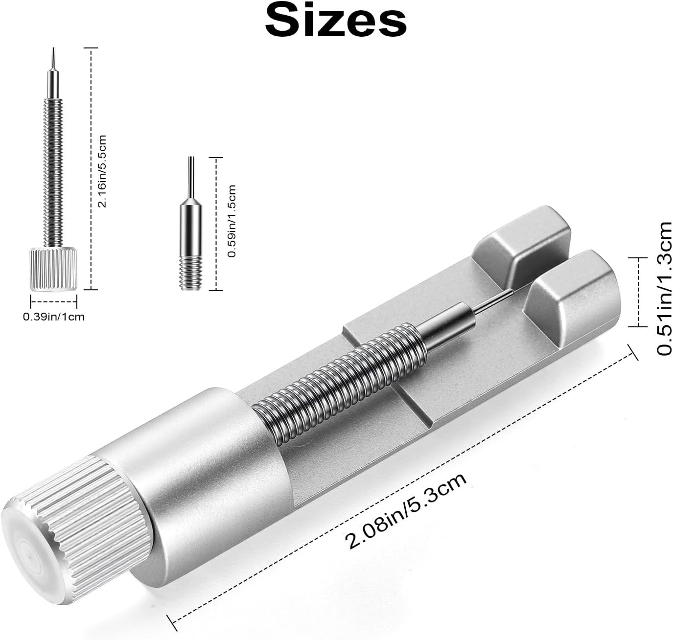 Solid Watch Link Removal Kit, Tools to Adjust and Remove Bracelets，Watch Strap S