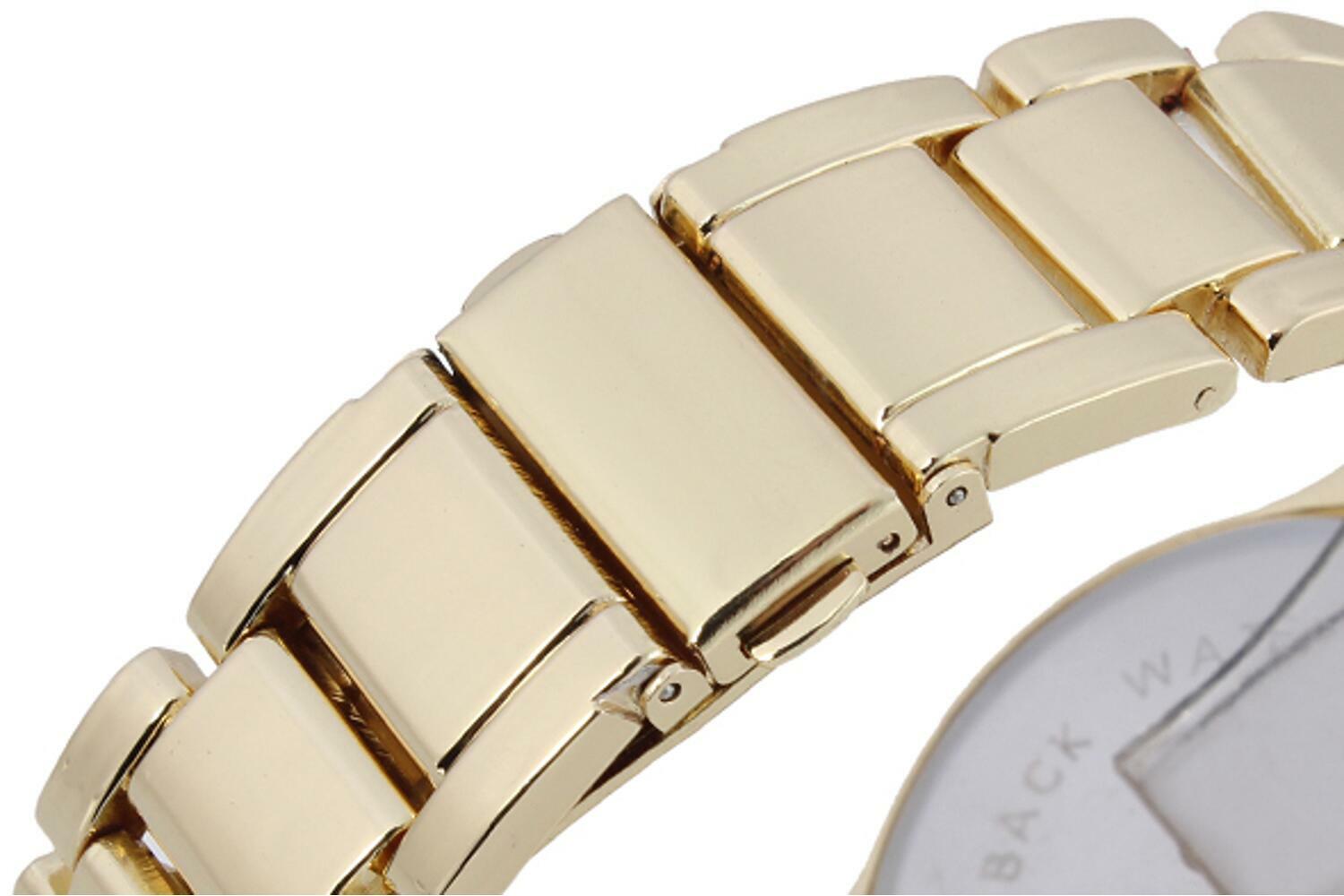 Damenuhr Gold Strass Kristallen Damen Armbanduhr Watch UVP: 120€ U1225L