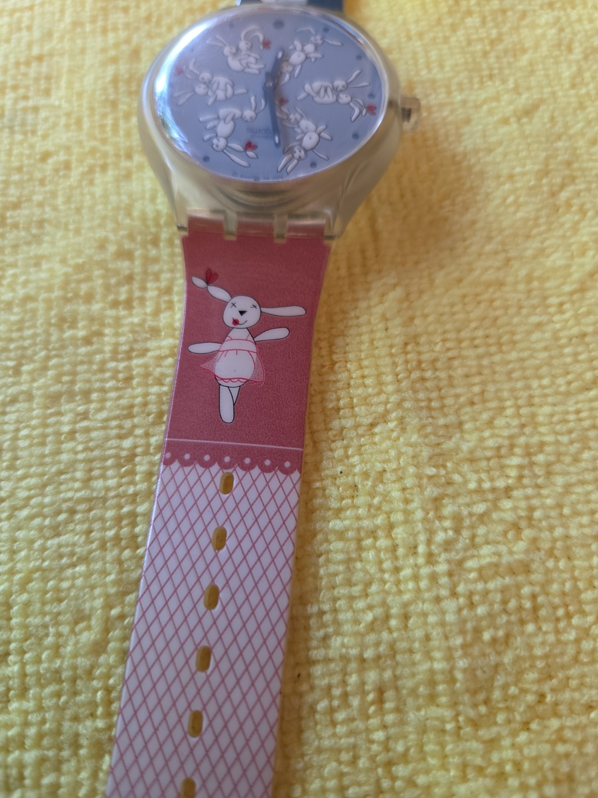 Vintage Swatch Touch Game BUNNYSUTRA 41mm Watch Rabbits Sex Kama Sutra 2004 8″