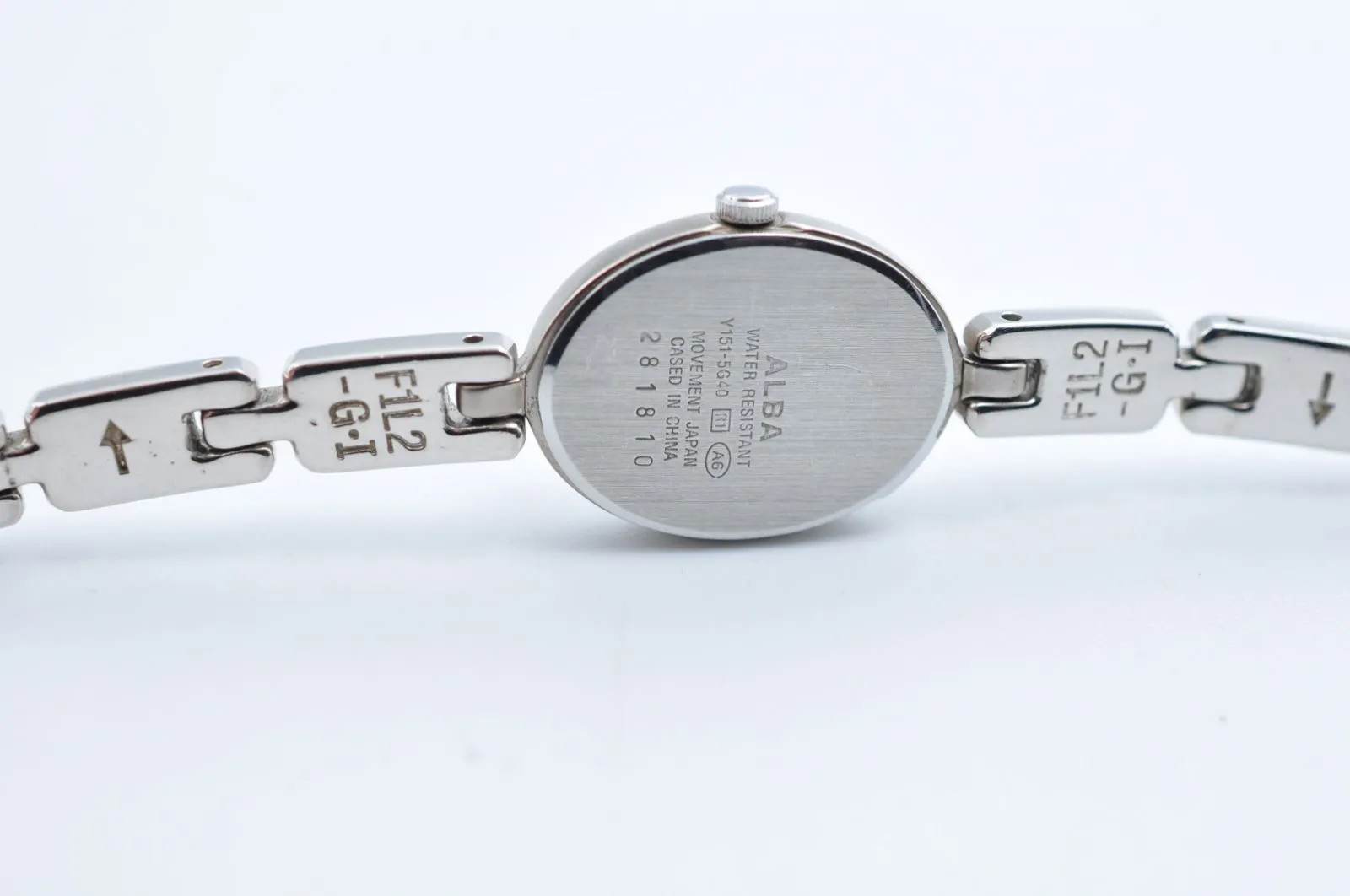 SEIKO Y151-5G40 ALBA !-利用不可文字-! nu Ingenue Quartz Ladies’ Oval