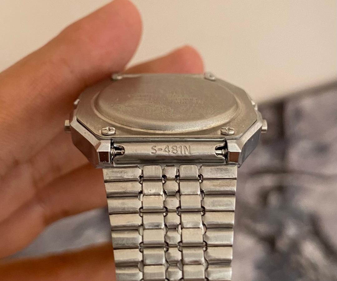 Vintage Casio A159WA-N1DF Authentic Digital Watch Adjustable Japan Band Tag 1989