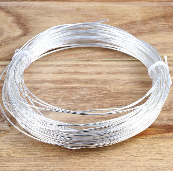 1M 99.99% Pure Silver Round Wire Dead Soft Craft & Jewellery Wire 18ga – 40ga