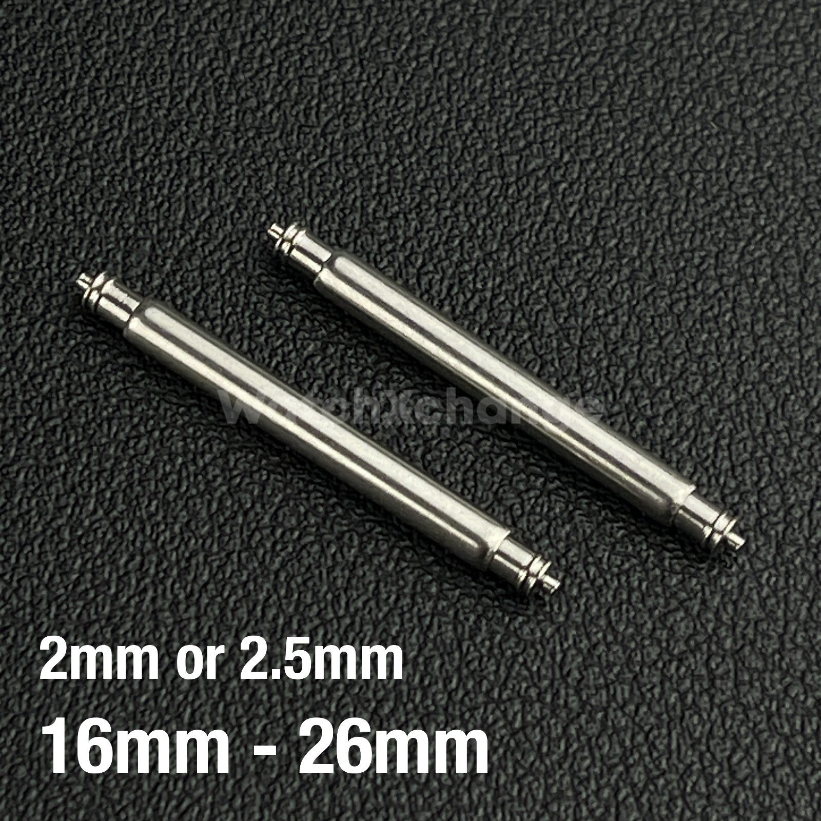 2x 2mm / 2.5mm Fat Boy SKX007 Tuna Spring Pin Bars for Seiko Watches 16mm – 26mm