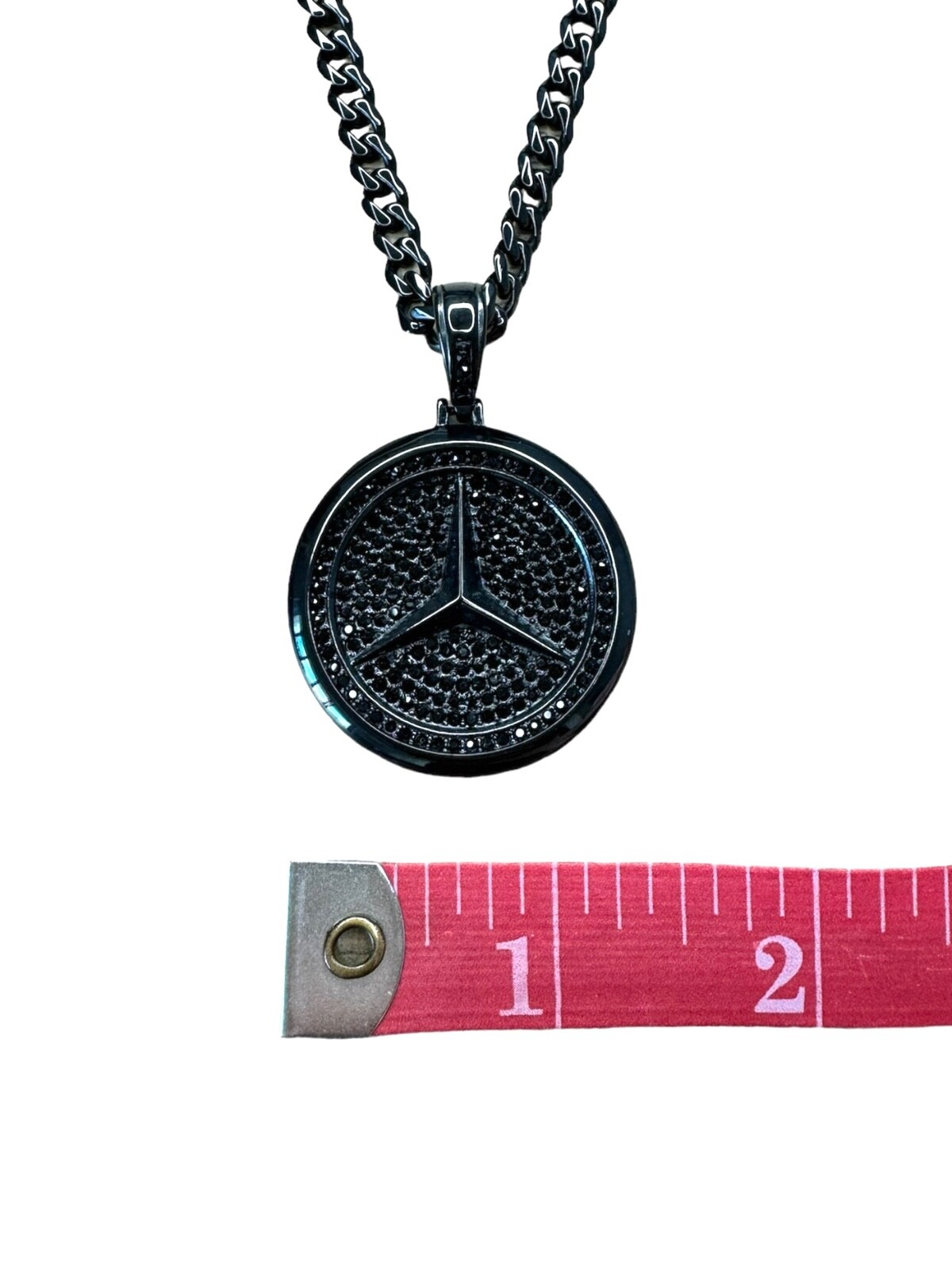 Large Mercedes Benz Necklace