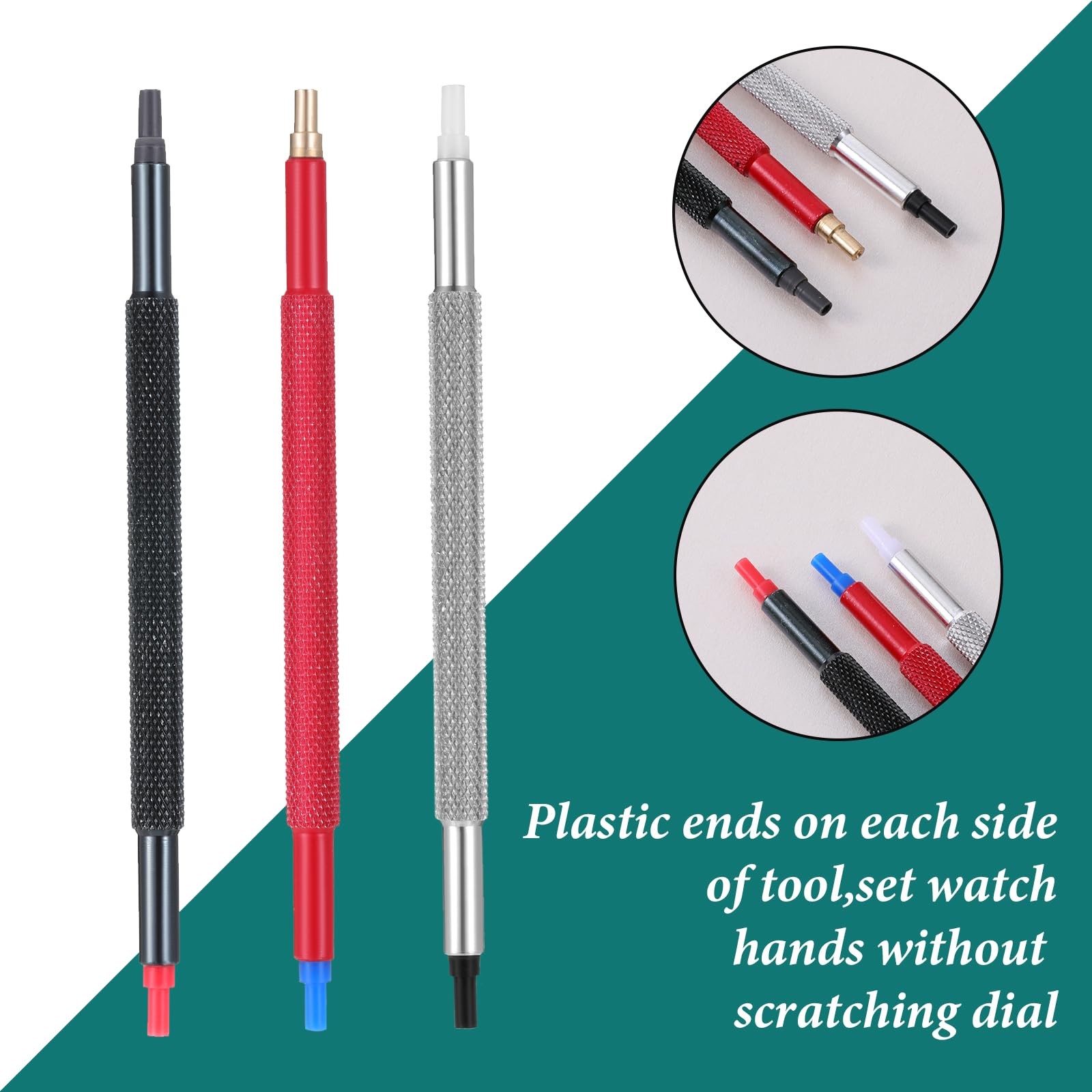 Aeaocvo 5 Pcs Watch Hands Repair Tool Kit, Stainless Steel Watch Hand Setting…
