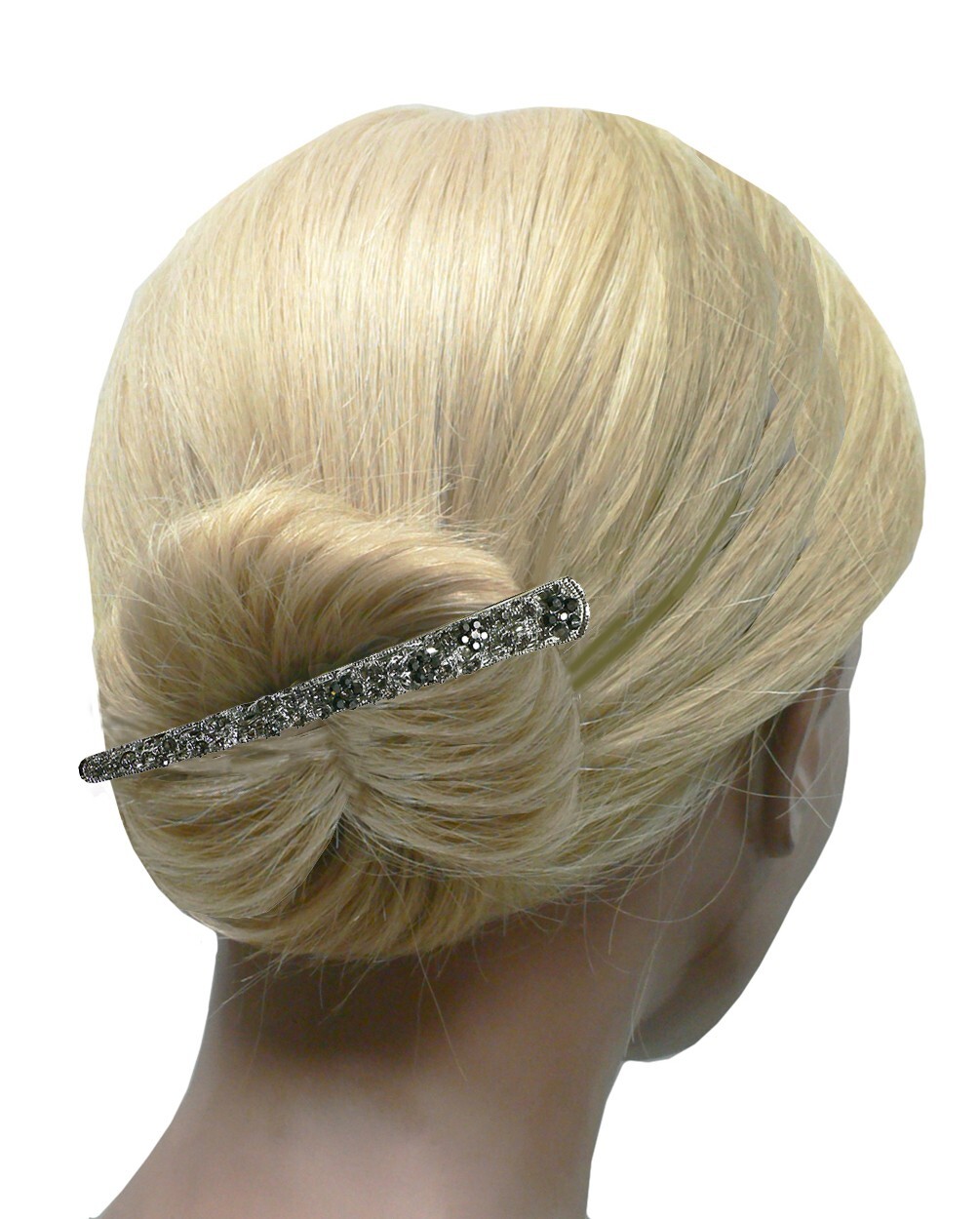 Set of 8 JCGY Metal Crystal Alligator Duckbills Beakclips 8 Colors NM86110-2-8