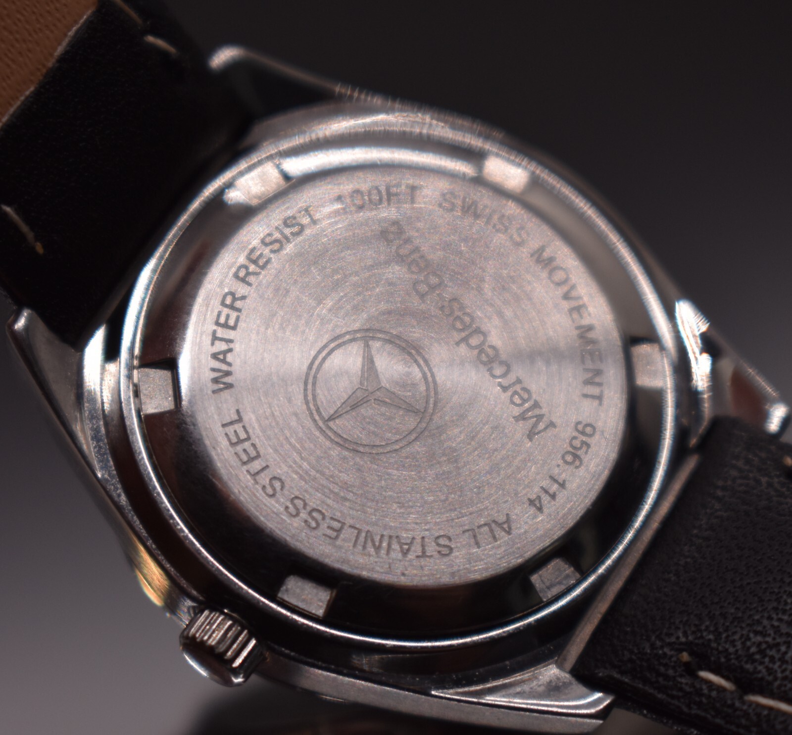 MERCEDES-BENZ 100ft Date Women’s Swiss Watch 956.114 Luxury NEW BATTERY & BAND