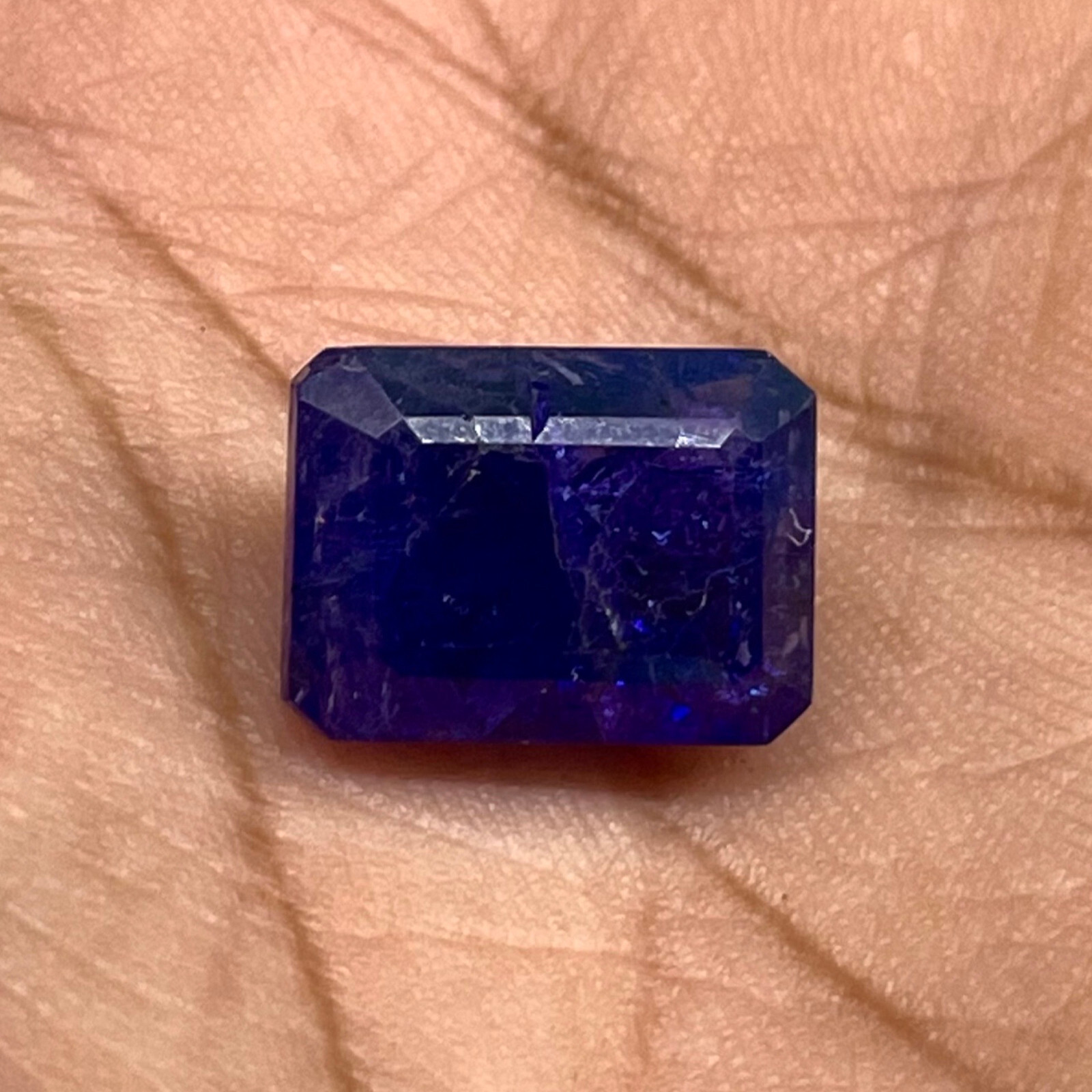 Certified 13.90 Cts Natural Tanzanite Emerald Cut Vibrant Blue A+ Loose Gemstone