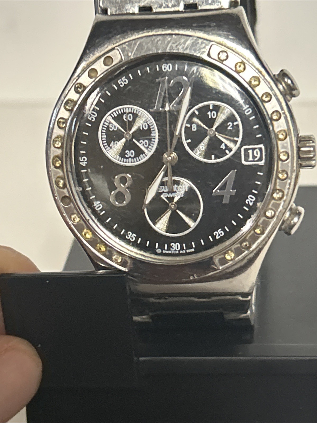 SWATCH CHRONOGRAPH HERRENUHR AG 2006 QUARZ