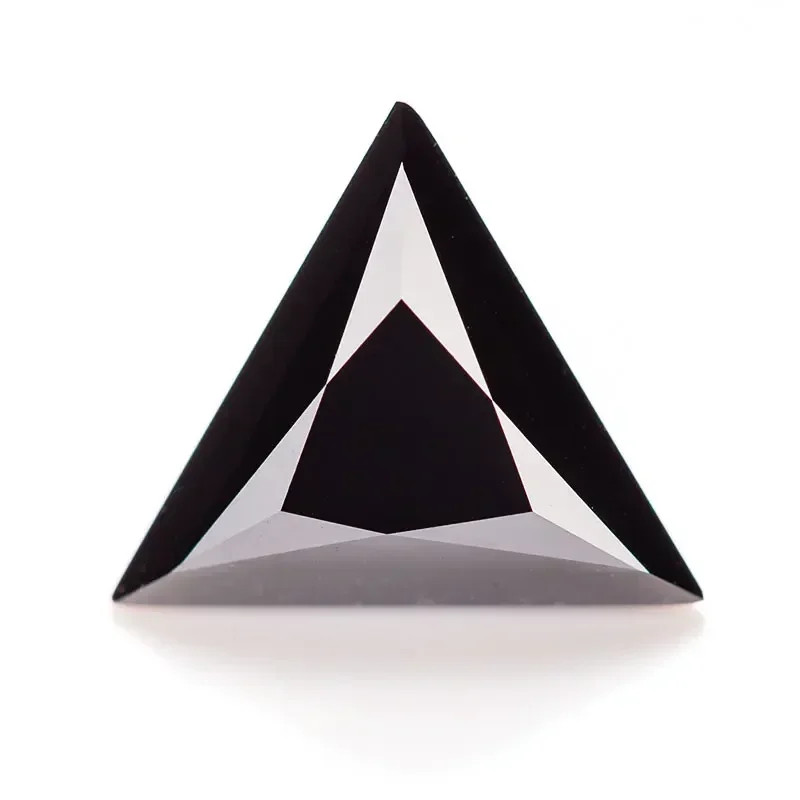 (Never Fade) Loose Moissanite Stones Triangle All Color Gems for Jewelry Making