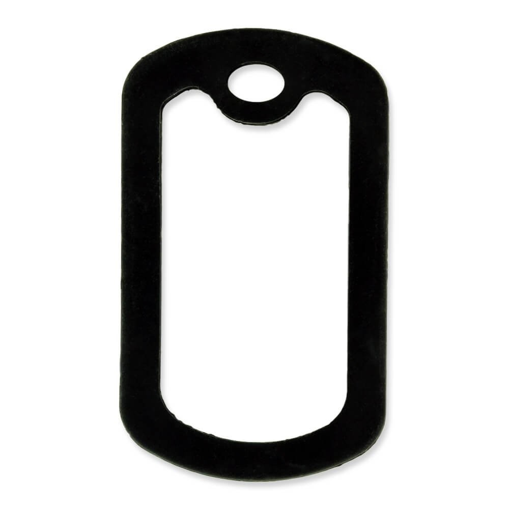 PinMart Black Military Dog Tags Silencers – Engraved Dog Tag Holder – Silicon…