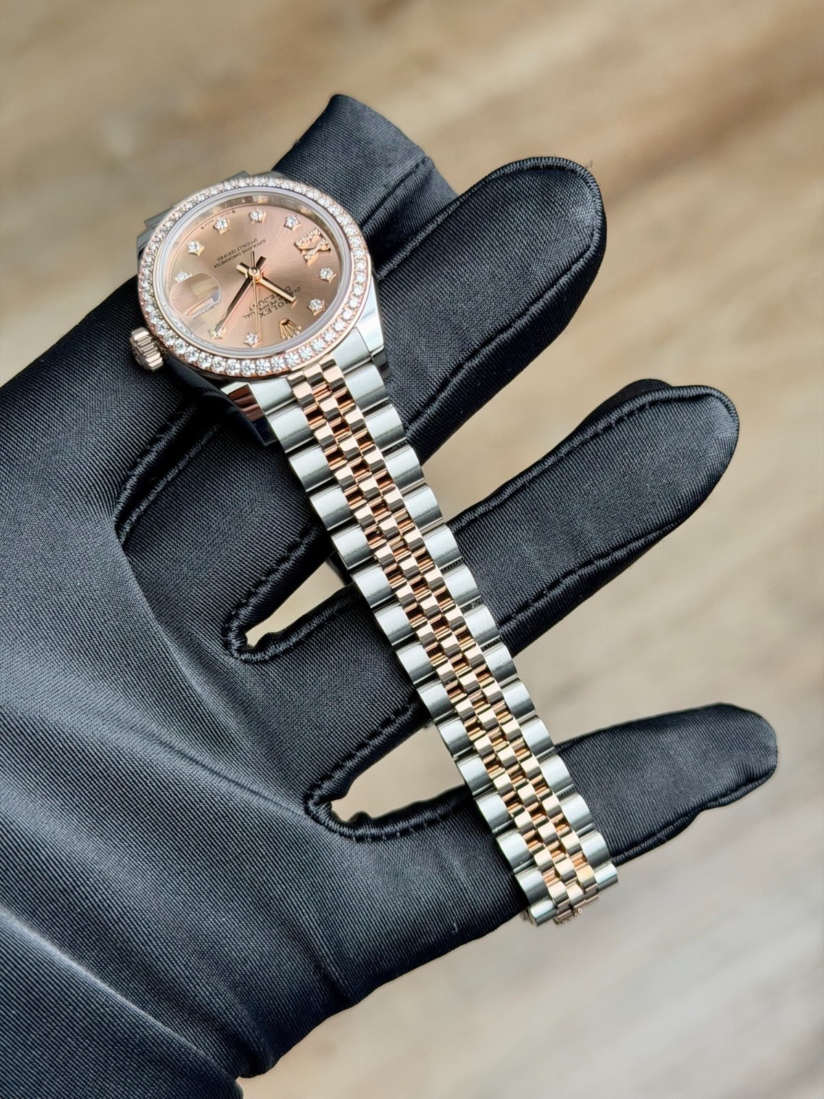 Rolex Datejust 28 Rose Diamond Star IX Jubilee 2026 Unworn 279381RBR
