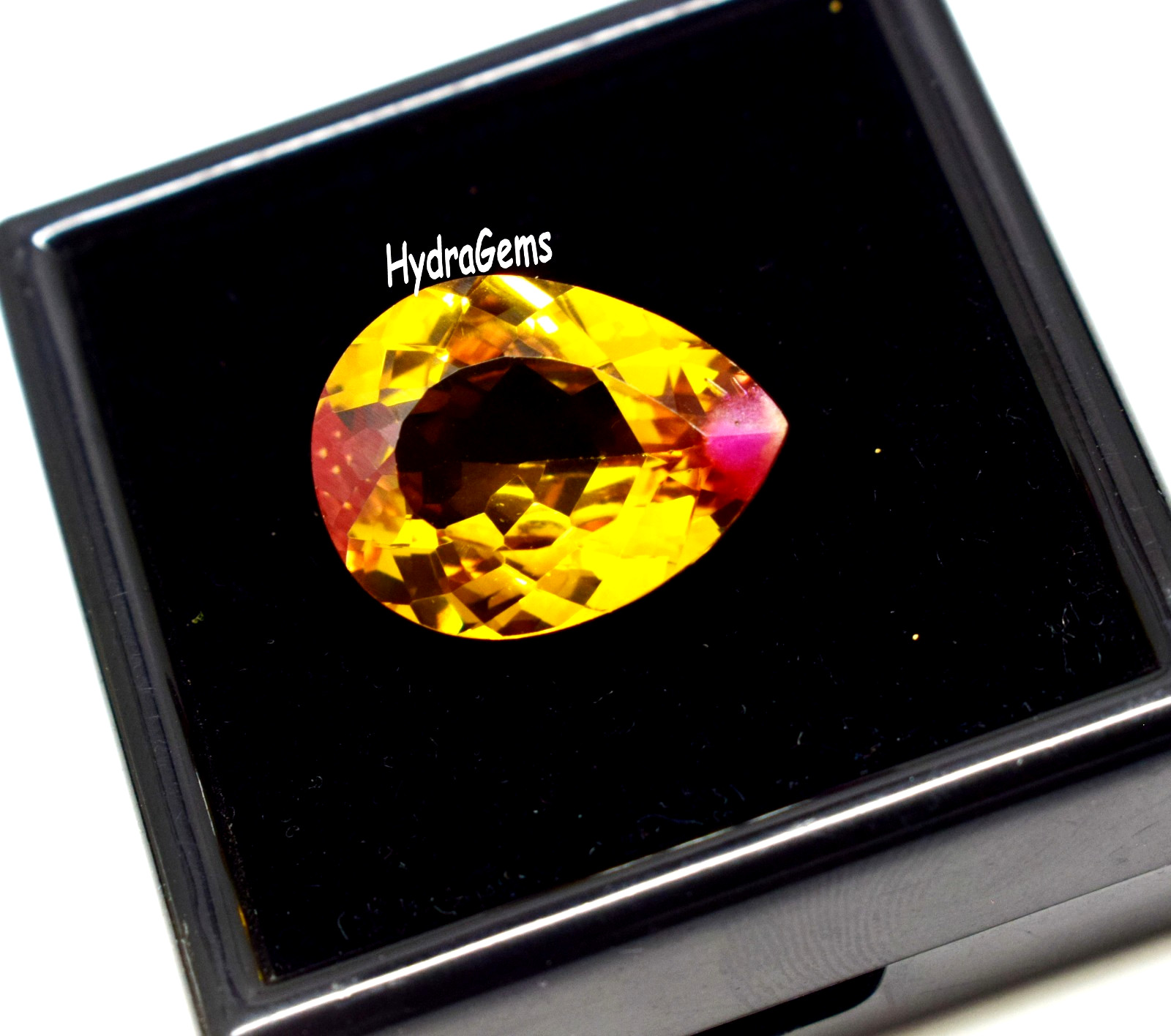 Natural Pitambari Sapphire Golden Honey Yellow-Reddish Tint 12.85 Carat Gemstone