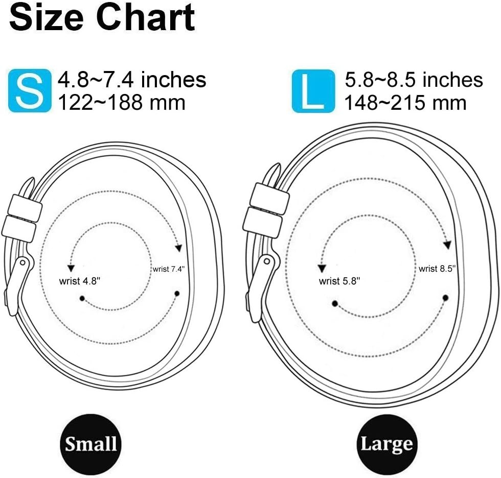 Compatible for Garmin Vivofit 4 Band, Silicone Replacement Watchband Strap