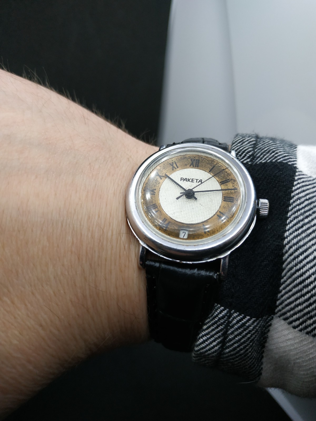 Men’s Dress Vintage USSR Watch Raketa Mechanical 2614.H Retro Soviet ☭