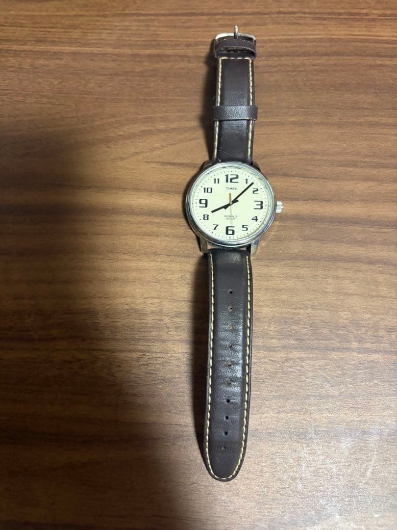 TIMEX INDIGLO Quartz Watch Unused 10 Years Working Men’s Vintage