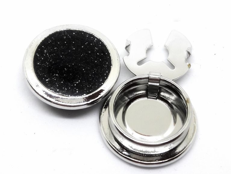 BLACK DIAMOND DUST BUTTON COVERS FOR SHIRTS MANUFACTURERS DIRECT PRICING