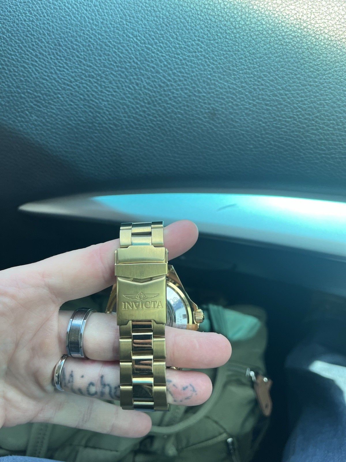 Invicta Watch Stainless Steel Water Resistant Genuine Diamonds Grand Diver