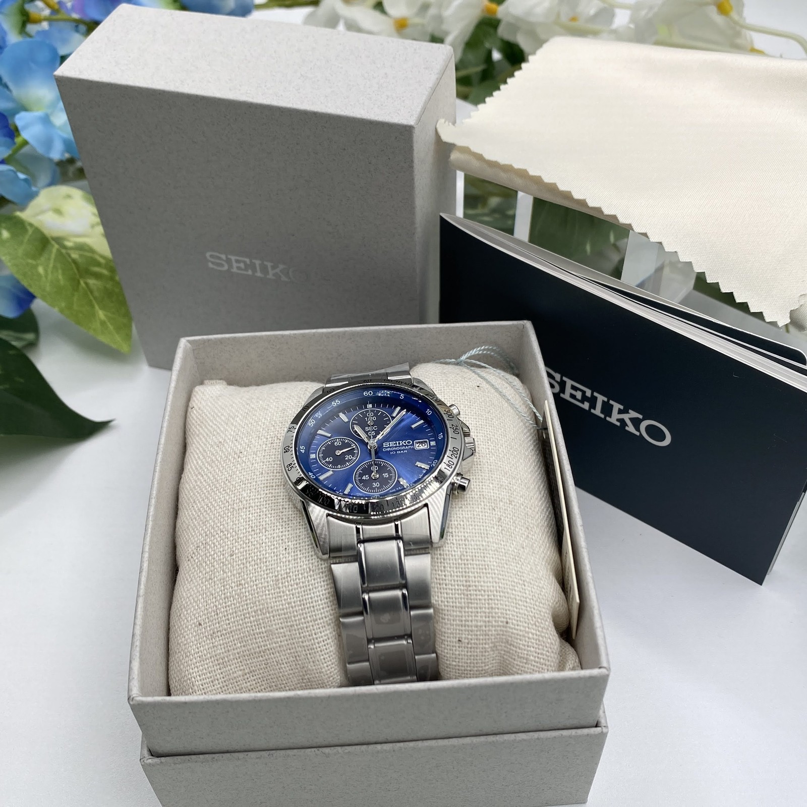 New Item SEIKO WATCH Men’s Quartz Chronograph Watch SBTQ071