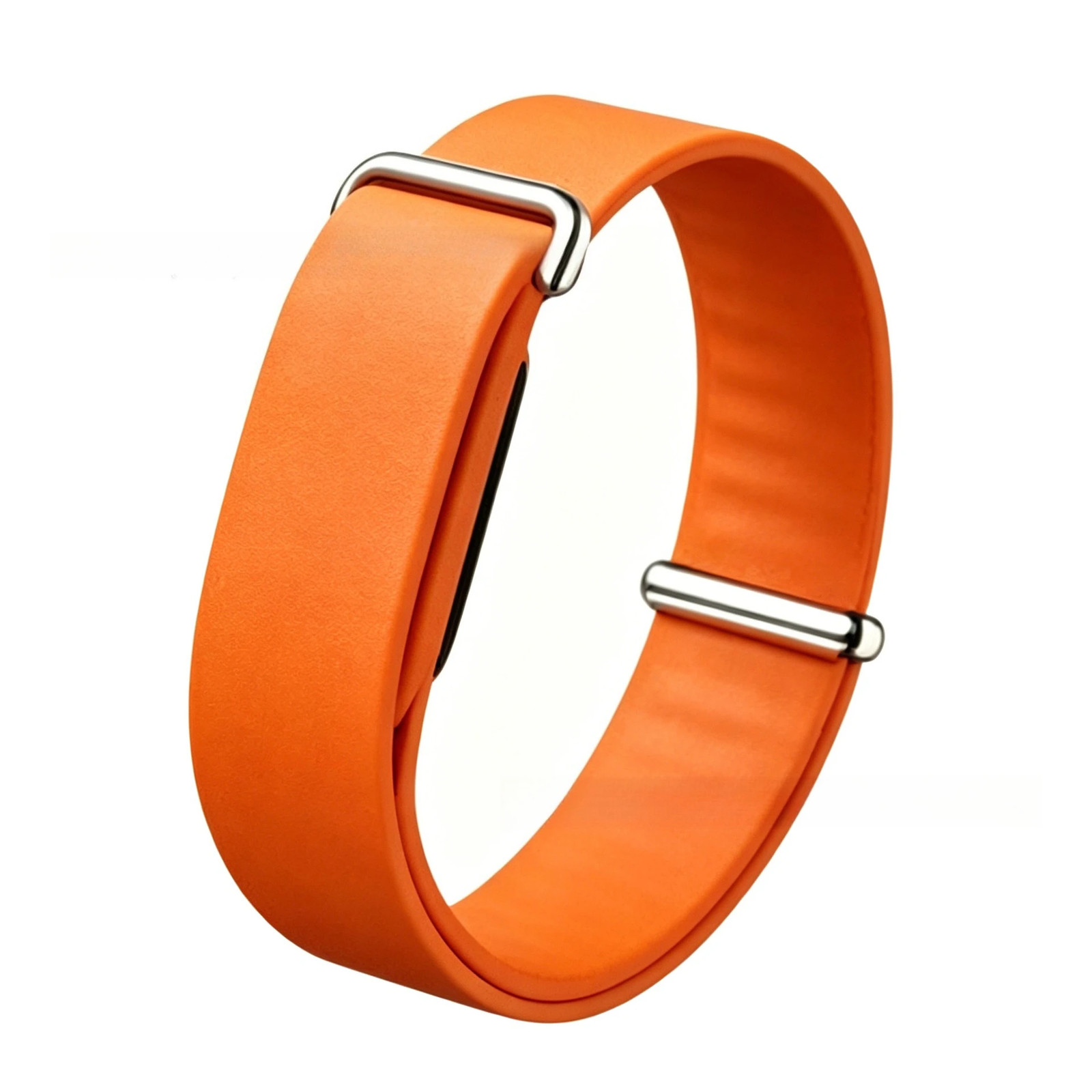 Sports Silicone Strap Fitbit Air Rubber Metal Ring Bracelet Band Loop Wristband