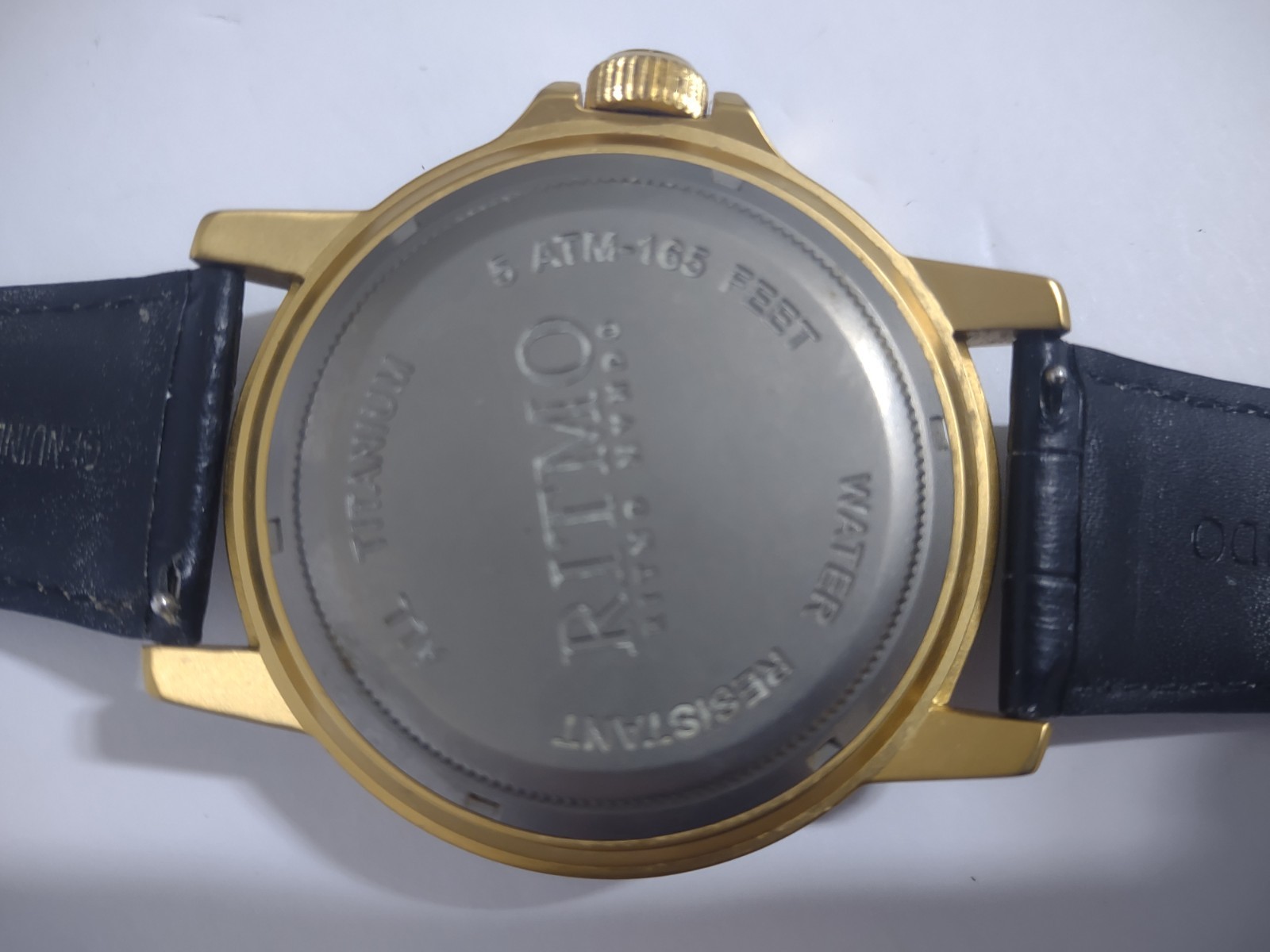 Ritmo Mundo Mvndo Hercules Automatic Watch Men’s Black Gold Titanium
