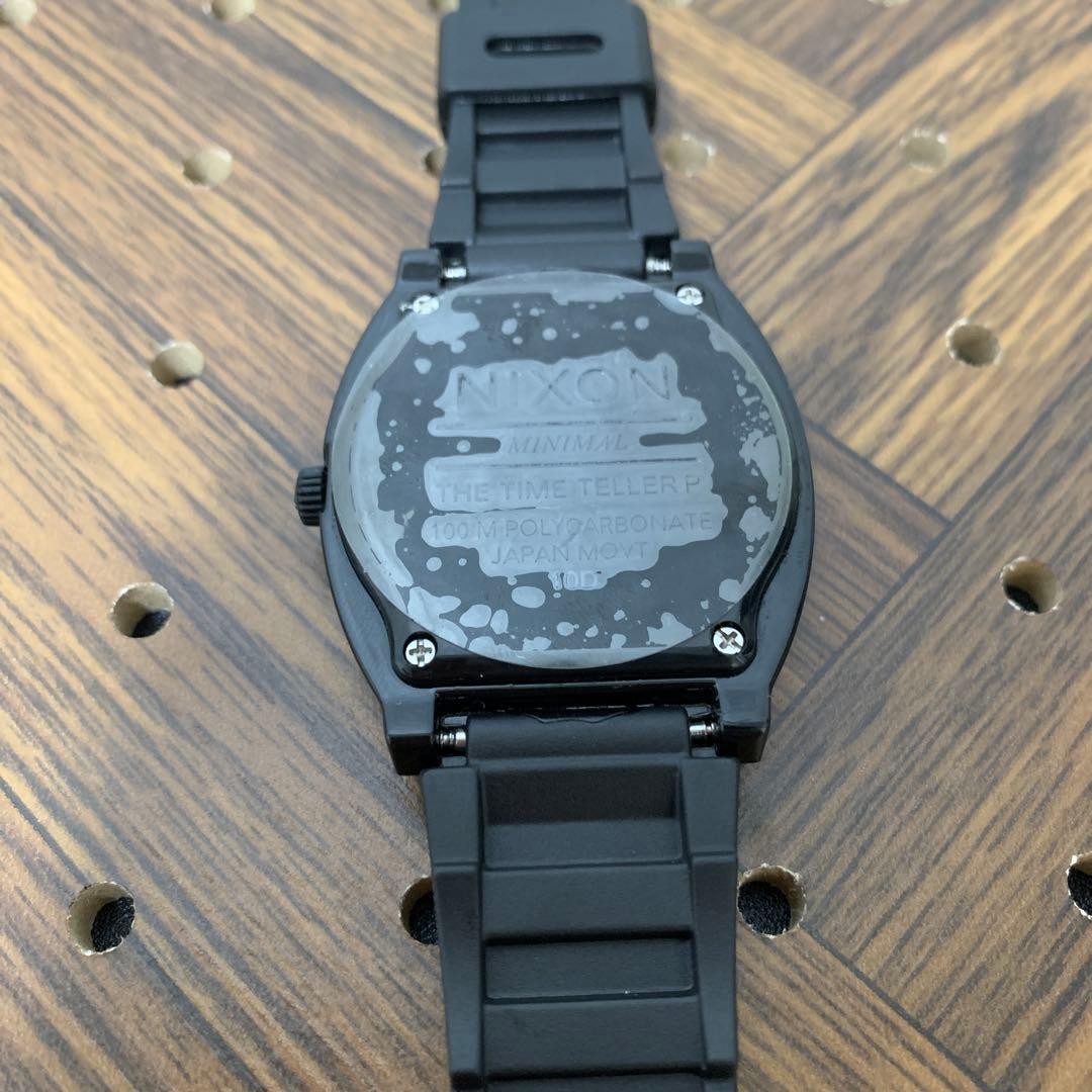 NIXON THE TIME TELLER P Black Working Item