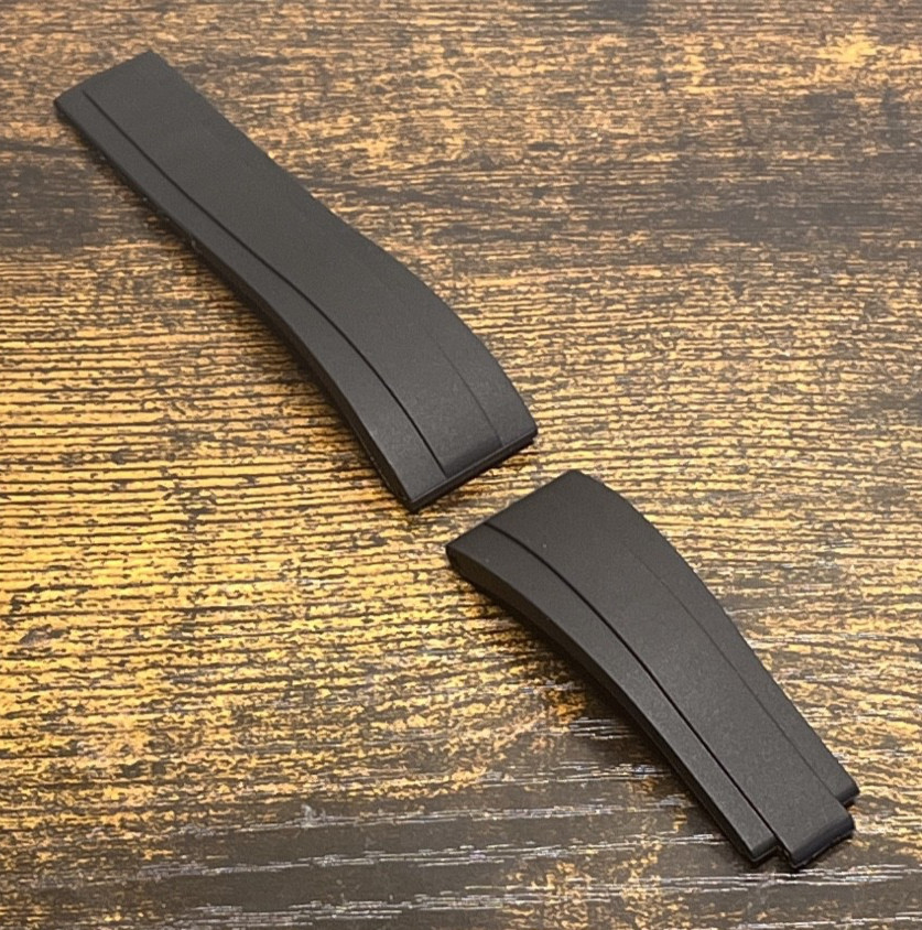 20mm Silicone Rubber Strap Band For Rolex Oysterflex Datejust Daytona Submariner