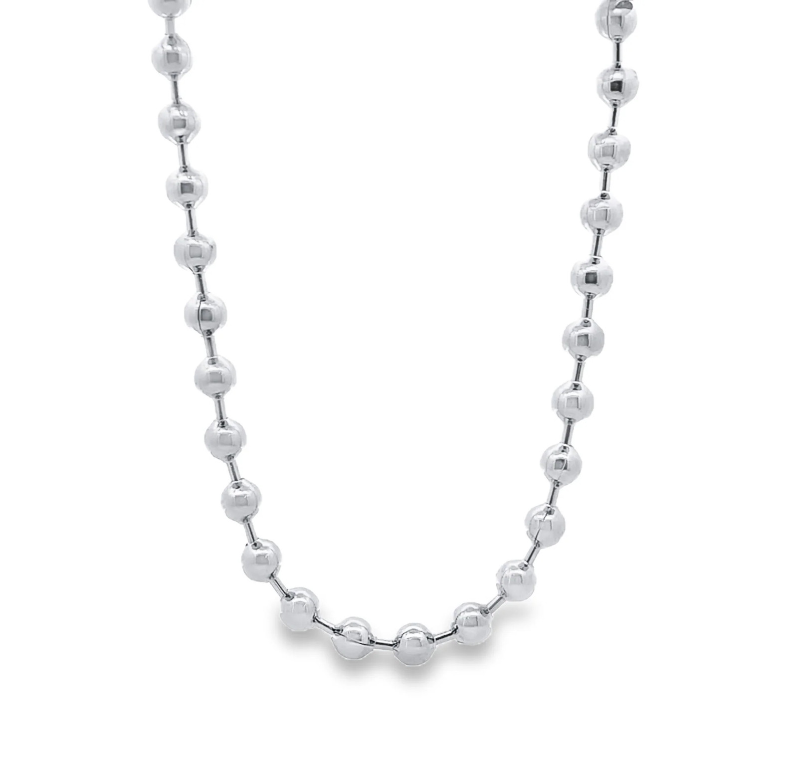 8mm Military Ball Necklace (H283)
