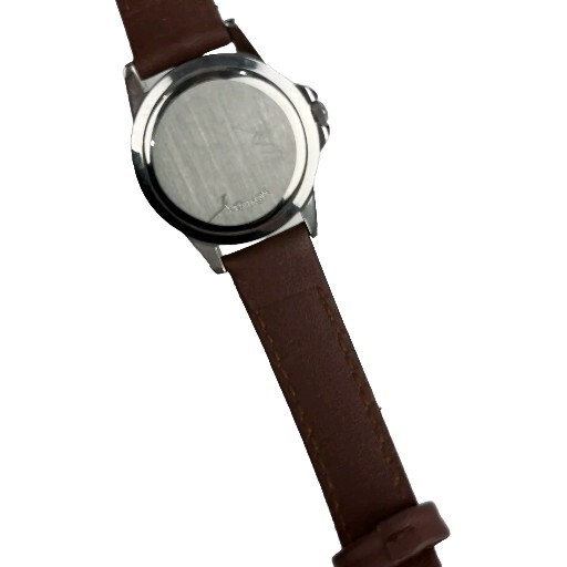 Montreux Women’s Watch FED EX LOGO Silver Tone Case Brown Leather New Battery