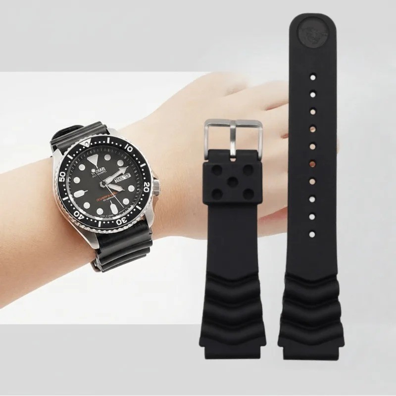 Soft Silicone Watch Band – Divers Style Replacement Strap Quick Release