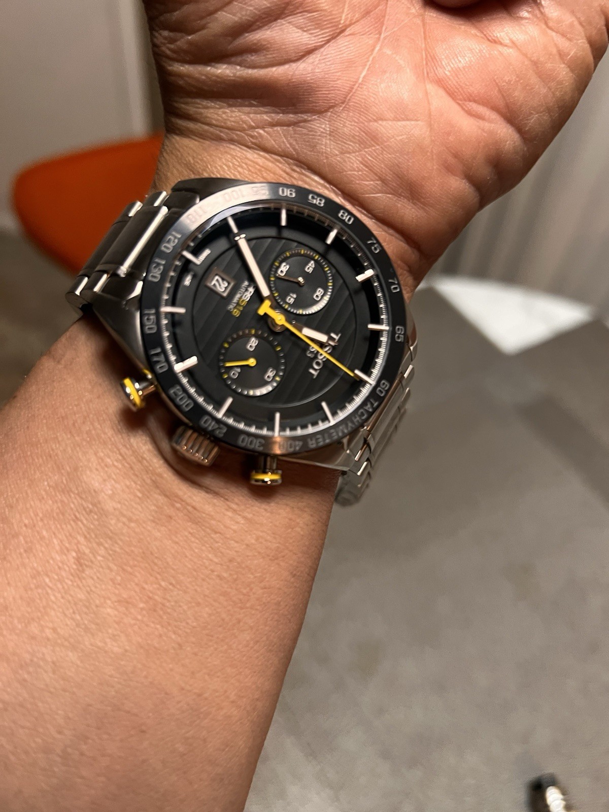 Tissot Men’s Black Watch – T100.417.11.051.01 PRS516 Automatic