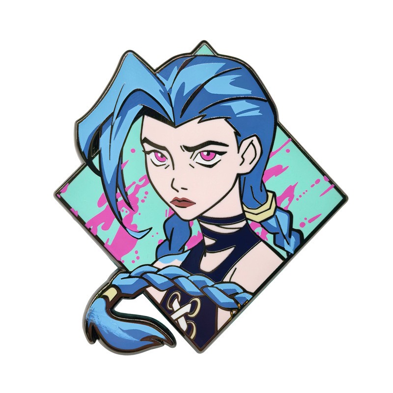 Game Jinx Enamel 2.4″ Pin Metal Badge