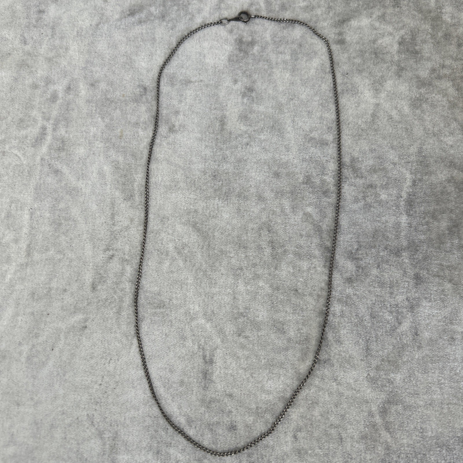 Vintage Hecho En Mexico Sterling Silver Chain Necklace 20 1/2” 3.8G