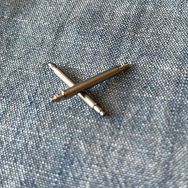 WISCASSET WATCH – Fat Seiko-Style 2.5mm Spring Bars – 20mm & 22mm FREE SHIPPING