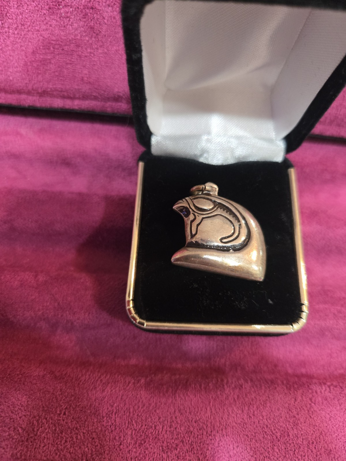 VINTAGE STERLING SILVER HORUS PENDANT EGYPTIAN SYMBOL EXCELLENT CONDITION