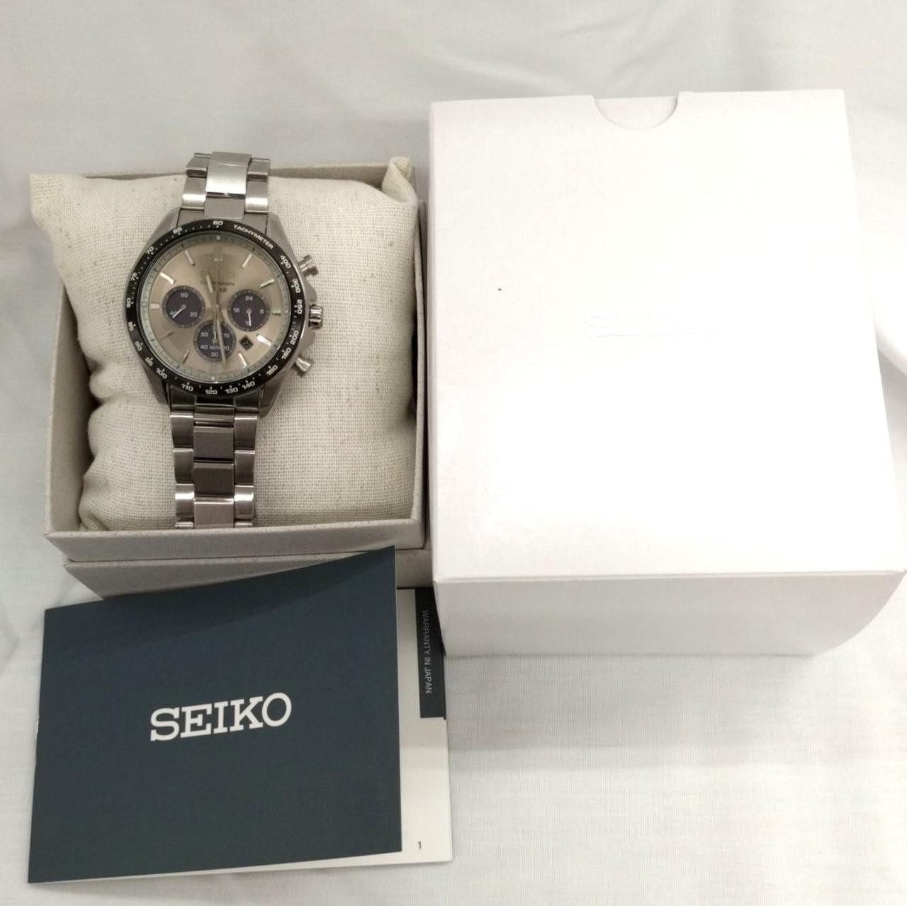SEIKO Prospex SPBY181 Black Dial Solar Powered Mens Watch Auth Japan