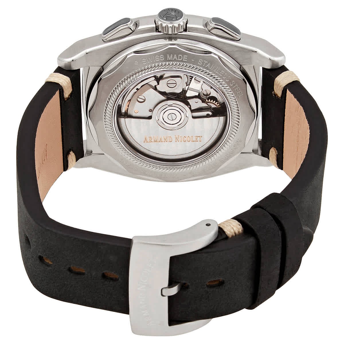 Armand Nicolet JH9 Chronograph Automatic Black Dial Men’s Watch