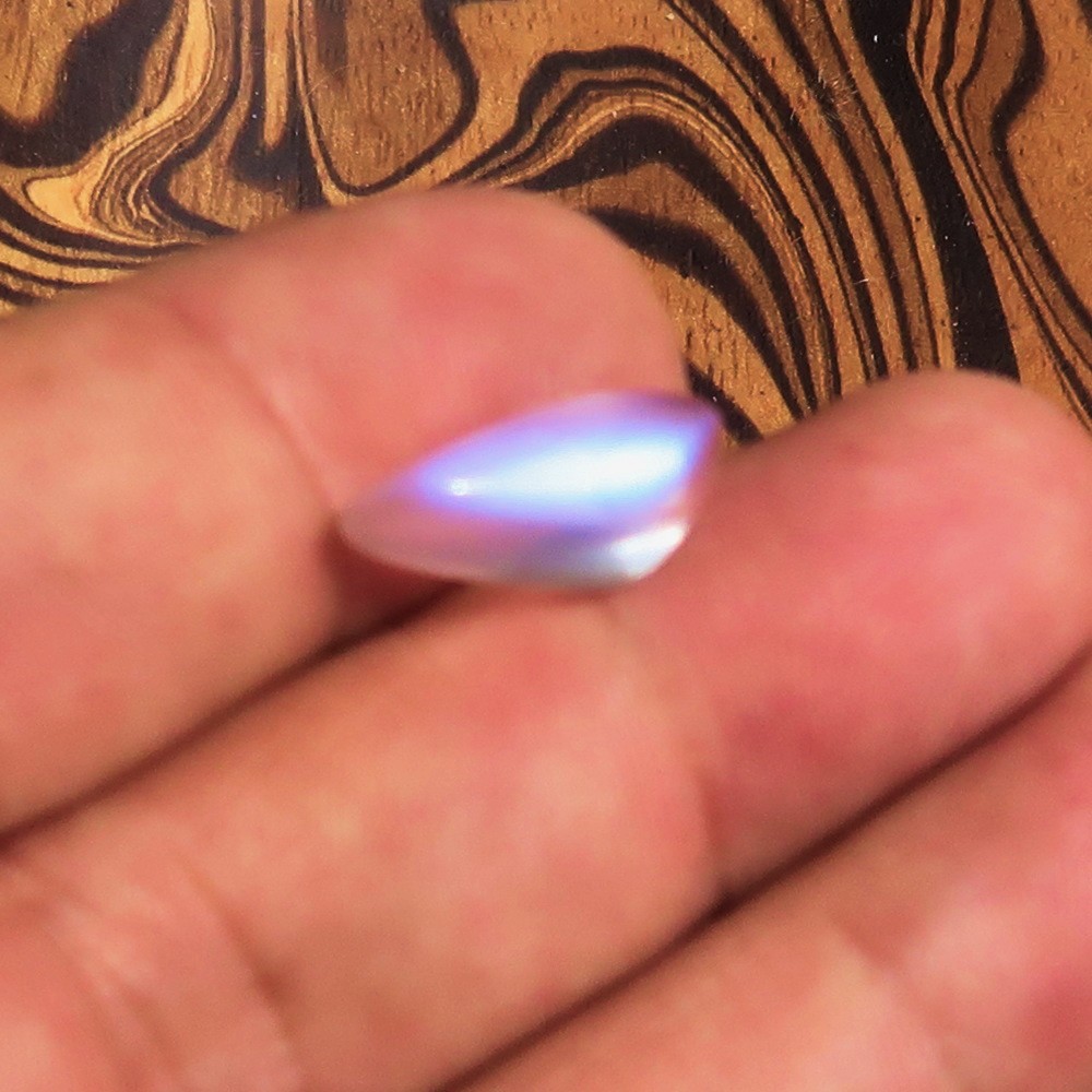Loose Moonstone, Unique Designer Cabochon, 5.4 CT – 17.4 mm x 7.3 mm x 6.2 mm
