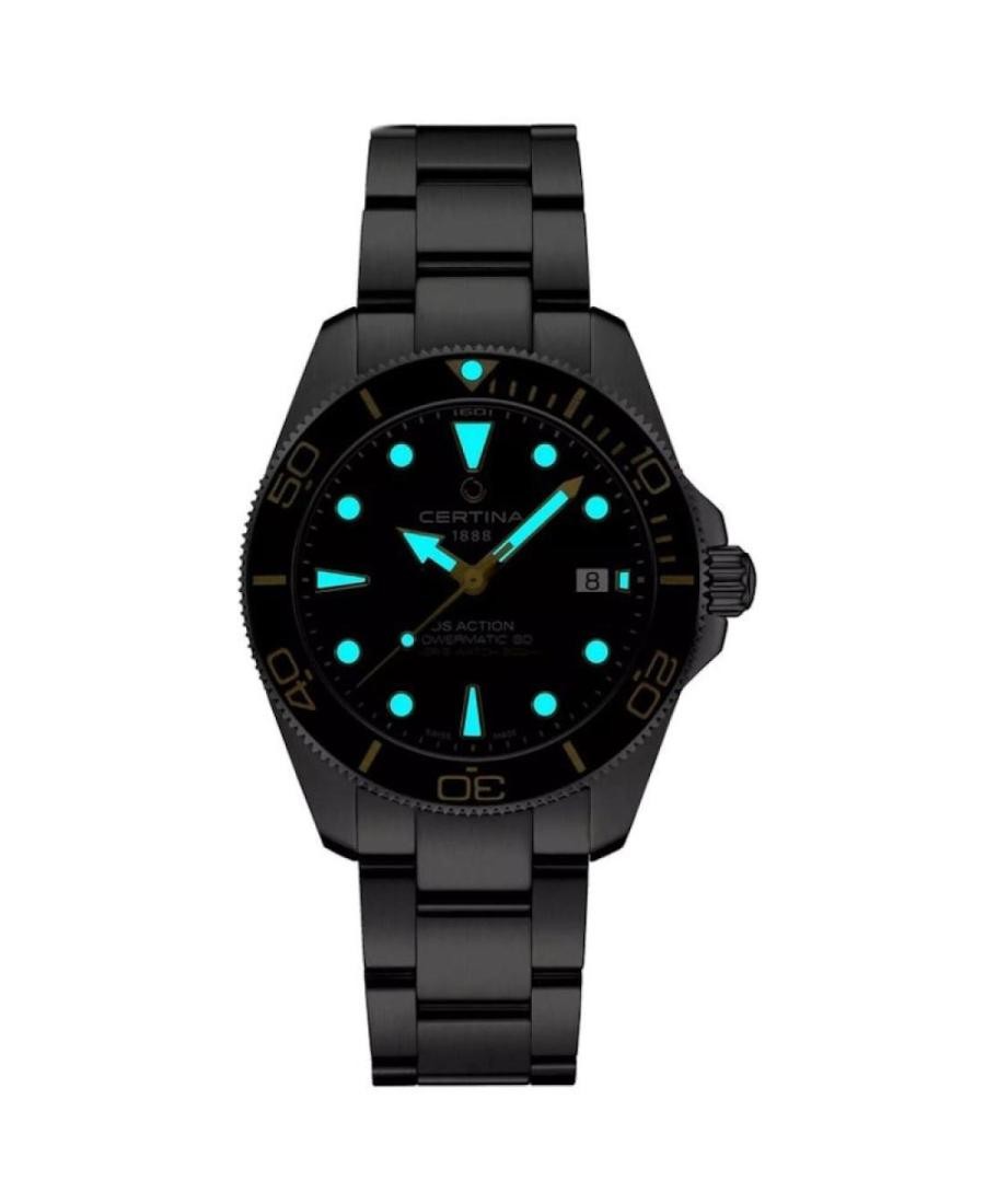 CERTINA Men Analog Automatic Casual Watch Classic Dress Black Dial Waterproof Ro