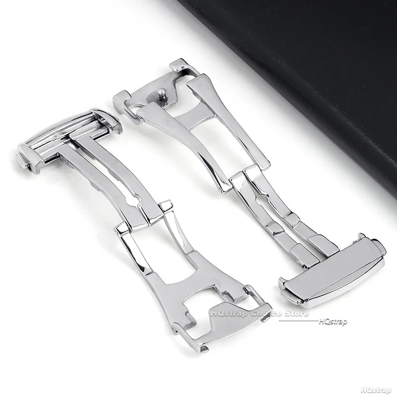 16mm-20mm Watchband Folding Buckle Stainless Steel Deployment Clasp For Omega